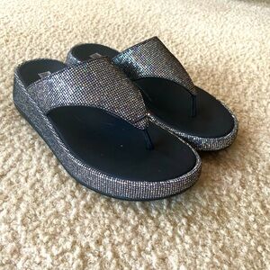 Fitflop Disco Glitter Sandal | size 8